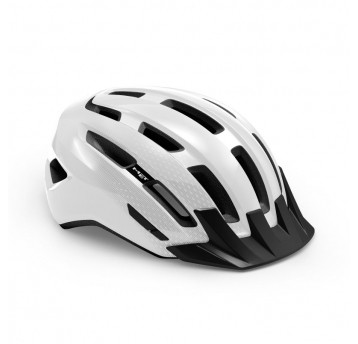 KASK MET DOWNTOWN ROZM. M/L WHITE GLOSSY