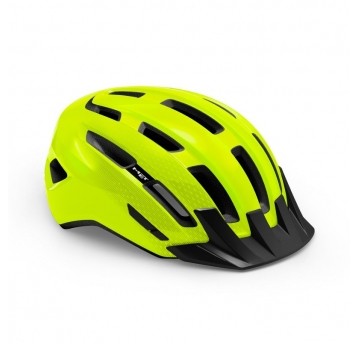 KASK MET DOWNTOWN ROZM. M/L ŻÓŁTY POŁYSK
