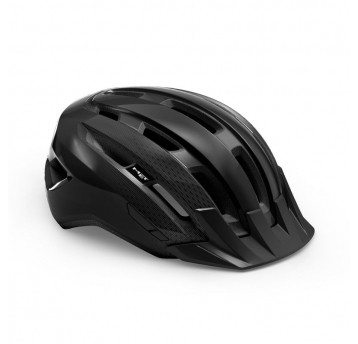 KASK MET DOWNTOWN ROZM. S/M CZARNY POŁYSK