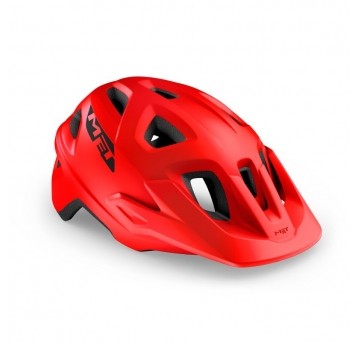 KASK MET ECHO ROZM. M CZERWONY MATOWY
