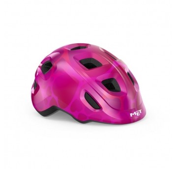 KASK MET HOORAY ROZM. S PINK HEARTS GLOSSY
