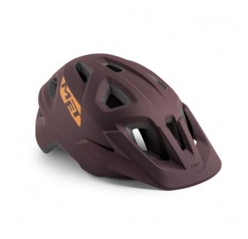 KASK MET ROZM. L ECHO CIEMNOCZERWONY MAT