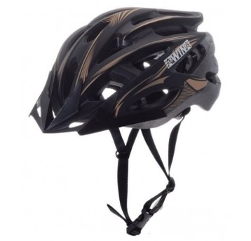 KASK MOON M 55-58cm CZARNO-ZŁOTY