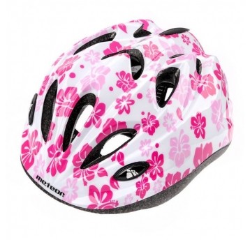 KASK MT HB6-5 ROZM. M 52-56cm PINK FLOWERS