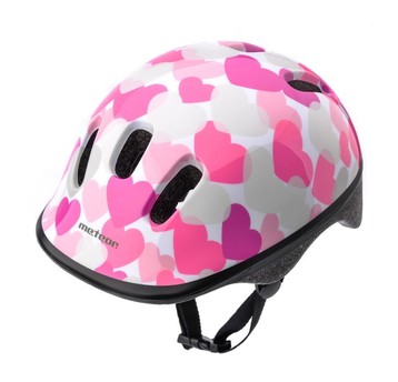 KASK MT KS06 ROZM.S /48-52cm/ PINK HEARTS