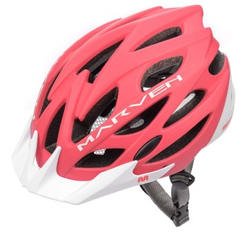 KASK MT MARVEN ROZM. M 55-58cm KORALOWY/BIAŁY