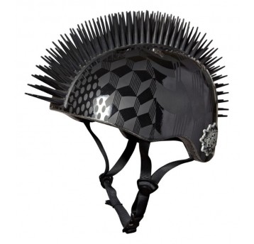 KASK RASKULLZ CUBE HEART BLACK ROZM. M 54-58cm 8+