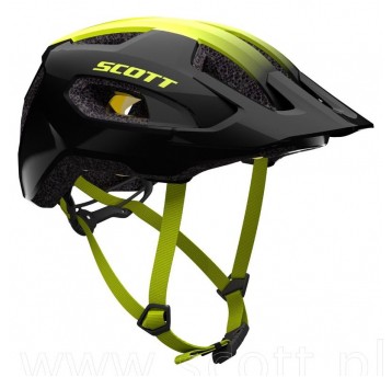 KASK SCOTT SUPRA PLUS ROZM.M/L BLACK/RADIUM YELLOW