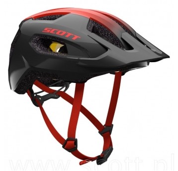 KASK SCOTT SUPRA PLUS ROZM. M/L DARK GREY/RED