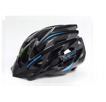 KASK STRAIGHT MAT ROZM. L 58-61cm CZAR-NIEBIESKI