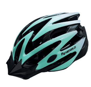 KASK STRAIGHT MATT ROZM. M 55-58cm TURKUS BIAŁY