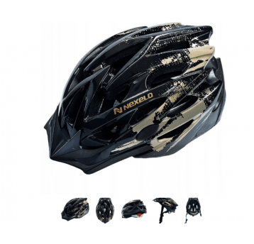 KASK STRAIGHT ROZM. M /55-58cm/ CZAR-PLATYNOWY