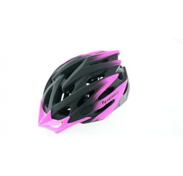 KASK STRAIGHT ROZM. M /55-58cm/ CZARNO-RÓŻ