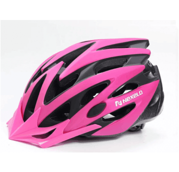 KASK STRAIGHT ROZM. M 55-58cm CZARNO-RÓŻOWY