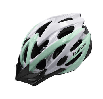 KASK STRAIGHT SHINY ROZM. L 58-61cm MIĘTOWO-BIAŁY