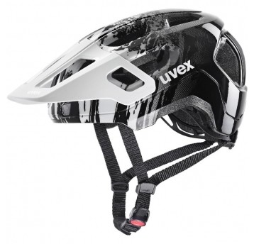 KASK UVEX REACT JR ROZM. 52-56cm WHITE-BLACK