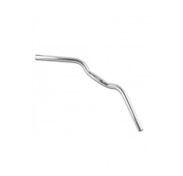 KIEROWNICA ZOOM NR-AL-18 ALU 590x30mm 25' SREBRNA