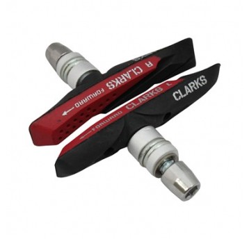 KLOCKI HAM. CLARK'S CPS958 MTB 70mm CZERW-CZARNE