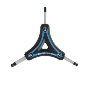 KLUCZ UNIOR TRÓJSTRONNY IMBUSOWY KULISTY 4,5,6