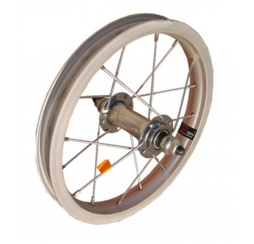 KOŁO 12" PRZÓD PIASTA STAL OBRĘCZ ALUMINIOWA