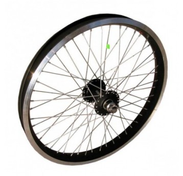 KOŁO 20 PRZÓD BMX P/ALU 48-OTW. CZARNA M14