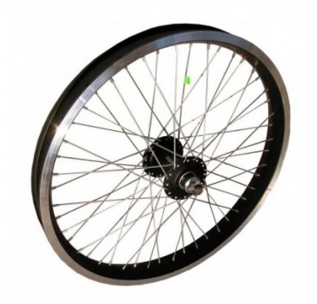 KOŁO 20 PRZÓD BMX P/ALU 48-OTW. CZARNA M14