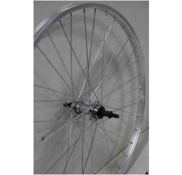 KOŁO 24 TYŁ MTB PIASTA STAL OBRĘCZ ALUMINIOWA