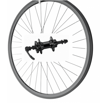 KOŁO 26 TYŁ DISC 6śrub WOLNOBIEG O/STOŻEK CZAR QR