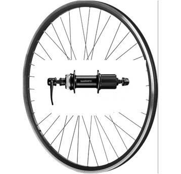 KOŁO 26 TYŁ DISC centerlock KASETA P/SHIMANO OCZK