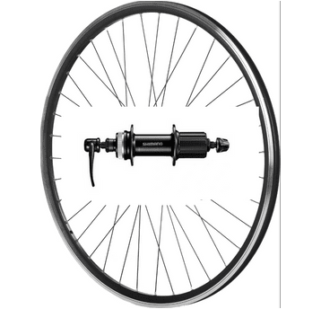 KOŁO 28/29 TYŁ DISC centerlock KASETA SHIMANO oczk