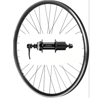 KOŁO 28/29 TYŁ DISC centerlock KASETA SHIMANO oczk