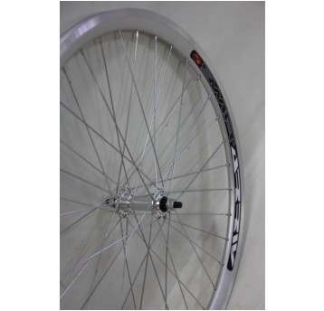 KOŁO 28 PRZÓD O/STOŻEK 30mm PIASTA ALU SREBRNY