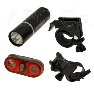 KOMPLET OŚWIETLENIA JY-246-3W+JY-596 P-1LED3F T-3L