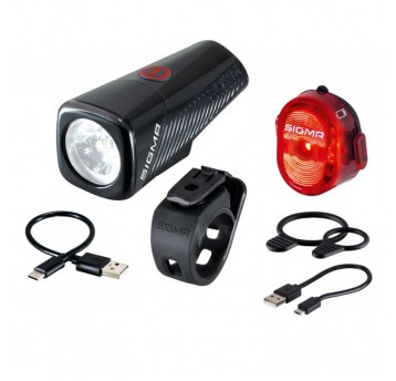 KOMPLET OŚWIETLENIA SIGMA BUSTER 150 + NUGGET II