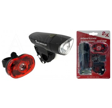 KOMPLET OŚWIETLENIA XC785+XC305L BATERIE