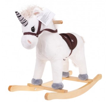 KONIK NA BIEGUNACH BIAŁY