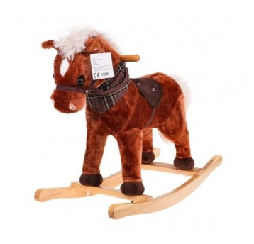 KONIK NA BIEGUNACH BRĄZ