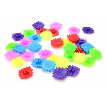 KORALIKI NA SZPRYCHY SŁONECZKA 36szt MIX KOLOR