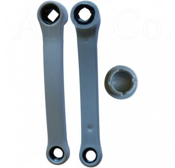 KORBA LEWA STALOWA OBLEWANA SZARA 130033A