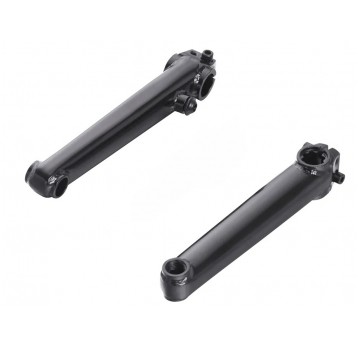 KORBA PRAWA + LEWA L=170mm CZARNE BMX DIRT