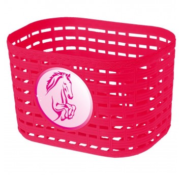 KOSZ DZIEC. 20x13,5x2,5cm RÓŻ