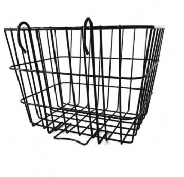 KOSZ PRZÓD CZARNY DRUT ZAWIESZANY KZ-2