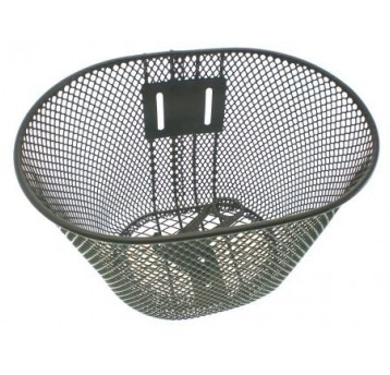 KOSZ PRZÓD DZIEC. 175050 CZARNY SIATKA 27x16x14