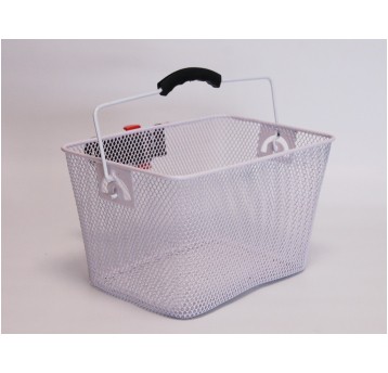 KOSZ PRZÓD HB-058 CLICK BIAŁY 29X20X16cm