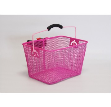 KOSZ PRZÓD HB-058 CLICK RÓŻOWY 29X20X16cm