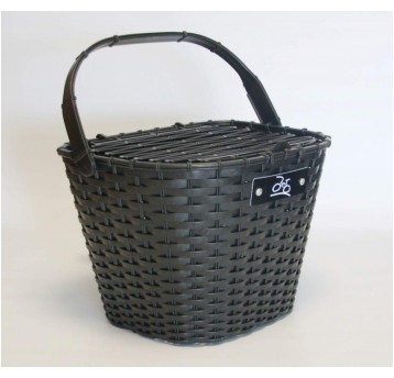 KOSZ PRZÓD PLASTIKOWY MOCOWANY NA WSPORNIK CZARNY