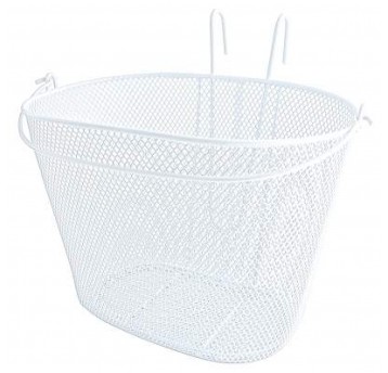 KOSZ PRZÓD SIATKA ZAWIESZANY BIAŁY 35,5x26x26