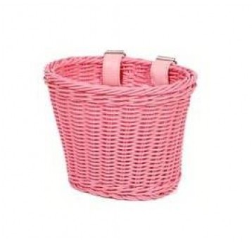 KOSZ PRZÓD WIKLINA RÓŻOWY 19x15x14cm