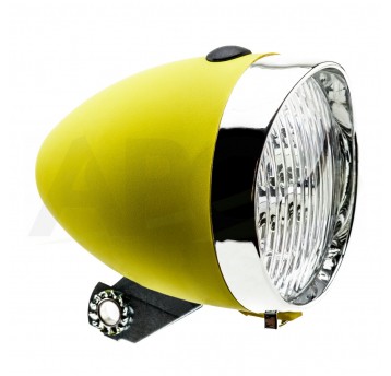 LAMPA PRZÓD 160302 3 DIODY BATERIE ŻÓŁTA
