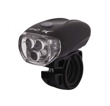 LAMPA PRZÓD DEONE CZARNA 3 LED HL-DE048